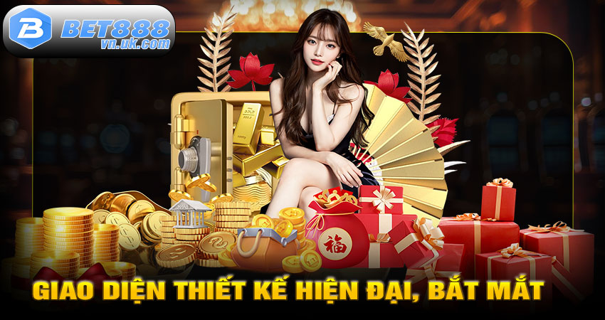 Giao diện thiết kế hiện đại, bắt mắt